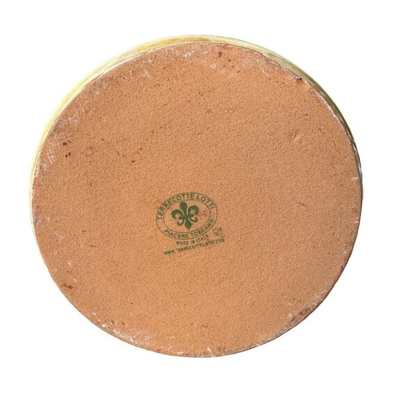 VTG Terrecotte Lotti Drink Pitcher 8" Italian Terracotta Wine Water Jug Yellow - Picture 6 of 12